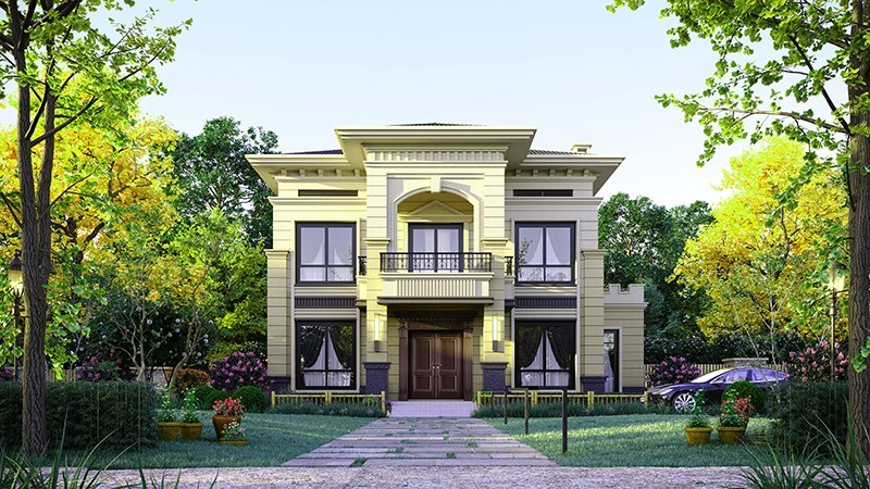 上饶中式合院住宅，开放庭院与邻里乡亲更亲近